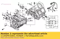 11205MCS000, Honda, orifice a, 1,6 mm honda st 1300 2002 2003 2004 2006 2007 2008 2009 2010, Nouveau
