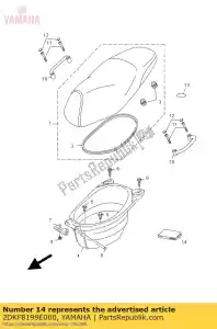 yamaha 2DKF8199E000 o / m yn50f - Lado inferior