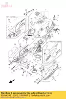 51DW241101P2, Yamaha, assy de réservoir de carburant yamaha ybr 125 2012, Nouveau