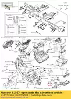 110570316, Kawasaki, 01 suporte, relé kawasaki  900 2017 2018 2019 2020 2021, Novo