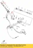 BS7F612200, Yamaha, guidon (droit) yamaha yzf320a yzfr3l yz320al yzfr3 yzfr3m yzf3 320 300 , Nouveau