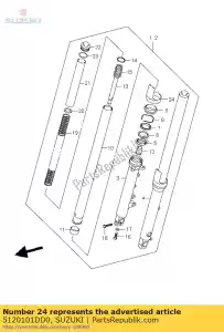 suzuki 5120101DD0 ochraniacz - Dół