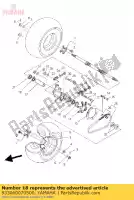 933060070500, Yamaha, rolamento (38w) yamaha yfm yfs yfz 125 200 350 660 2000 2001 2002 2003 2004 2005 2006 2007 2008 2009 2010 2011, Novo