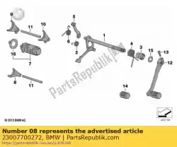 Here you can order the shifting fork 4th and 5th gear from BMW, with part number 23007700272: