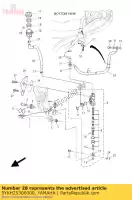 5YKH25300000, Yamaha, stop schakelaar yamaha mt wr 125 660 2006 2007 2008 2009 2010 2011 2012, Nieuw