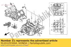 Aqui você pode pedir o selo de óleo, 35x52x8 em Honda , com o número da peça 91201ZE3004: