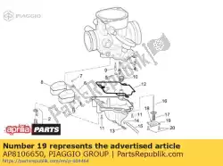 Ici, vous pouvez commander le couverture auprès de Piaggio Group , avec le numéro de pièce AP8106650: