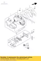 3578244G00, Suzuki, Bouclier, arrière com suzuki gsr  u a ua s gsr600 gsr600a 600 , Nouveau