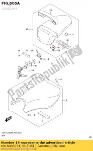 Suzuki 0916006054 washer - Bottom side