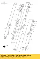 5110308F00, Suzuki, amortecedor, forquilha suzuki gsxr  gsx fu f u1 u2 gsx600f 600 , Novo