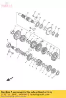 1C3171611000, Yamaha, engrenage, 6ème pignon yamaha  yz 125 2005 2006 2007 2008 2009 2010 2011 2012 2013 2014 2015 2016 2017 2018 2019 2020 2021, Nouveau