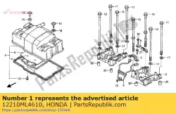 Qui puoi ordinare nessuna descrizione disponibile al momento da Honda , con numero parte 12210ML4610: