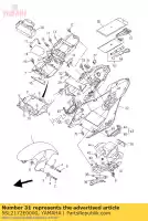 5SL2172E0000, Yamaha, rimani, coperchio laterale 1 yamaha yzf r 600 2003 2004 2005 2006 2007, Nuovo