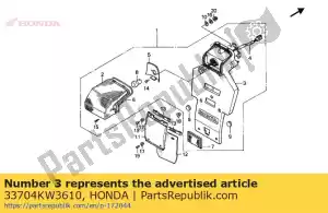 honda 33704KW3610 comp. base, fanale posteriore - Il fondo