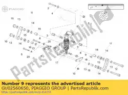 Ici, vous pouvez commander le lh double bielle auprès de Piaggio Group , avec le numéro de pièce GU02560650: