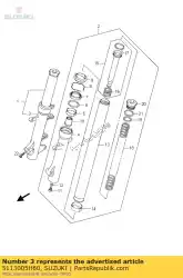 buis, buiten, r van Suzuki, met onderdeel nummer 5113005H60, bestel je hier online: