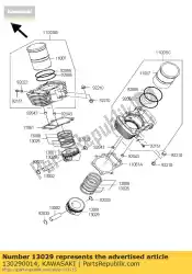 Here you can order the piston-engine l,o/s 0. 50 from Kawasaki, with part number 130290014: