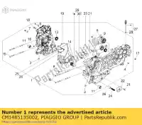 CM1485135002, Piaggio Group, Carter montage cat.2 derbi piaggio vespa boulevard fly liberty lx s sonar vthm57200 125 150 2007 2008 2009 2010 2011 2012 2016, Nieuw