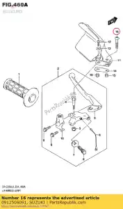 Suzuki 0912506091 tornillo - Lado inferior