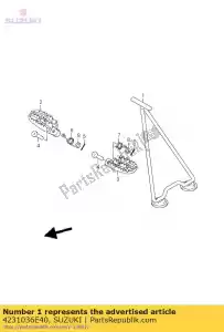 suzuki 4231036E40 stand comp - Bottom side