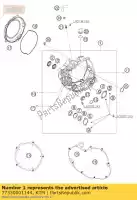 77330001144, KTM, koppelingsdeksel cpl. ktm smr sx sxs xc 450 505 2006 2007 2008, Nieuw