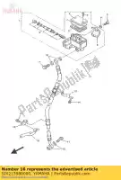 5JX215980000, Yamaha, support, fil 2 yamaha  sr xvs 125 250 400 2000 2001 2002 2004 2014 2016 2017 2018, Nouveau