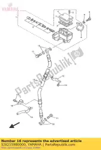 yamaha 5JX215980000 uchwyt, drut 2 - Dół