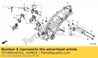 35190K44V02, Honda, switch assy., abridor de assento honda  110 2017 2018, Novo