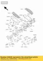 340281219, Kawasaki, step,rr,lh vn1500-a2 kawasaki en vn 500 800 1500 1988 1989 1990 1991 1992 1993 1994 1995 1996 1997 1998 1999 2000 2001 2002 2003 2004 2005 2006, New