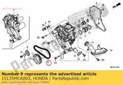 Here you can order the chain, oil pump (did25h-5 from Honda, with part number 15135MCA003: