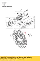 T2023909, Triumph, disco freno 330mm triumph thruxton 900 thruxton 900 carbs thruxton 900 efi 900 2005 2006 2007 2008 2009 2010, Nuovo