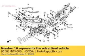 Honda 90501MW4000 collar a, ing.hang - Lado inferior