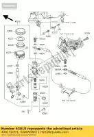 430150091, Kawasaki, cilindro-assy-master, rr ex250k kawasaki ninja 250 2008 2009 2010 2011, Nuovo