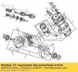 Qui puoi ordinare produce un sottoassieme da Piaggio Group , con numero parte 00H05010201: