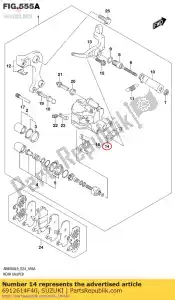 suzuki 6912614F40 embalaje - Lado inferior