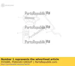 Ici, vous pouvez commander le jack auprès de Piaggio Group , avec le numéro de pièce 55568R: