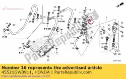 Here you can order the plate, diaphragm from Honda, with part number 45521GW0911: