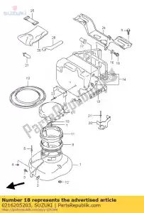 suzuki 0216205203 parafuso - Lado inferior