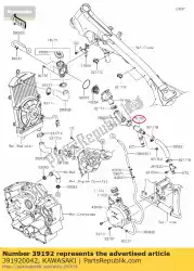 Qui puoi ordinare pipe-water, fr head vn900b6f da Kawasaki , con numero parte 391920042: