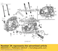 RB000017, Piaggio Group, Ontluchtingsliding aprilia derbi etx lbmetx10 lbmetx20 lbmstx10 lbmstx20 150 2014 2016 2017 2018 2019, Nuovo