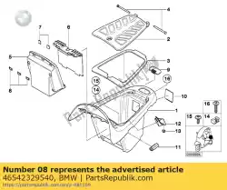 Here you can order the clip from BMW, with part number 46542329540: