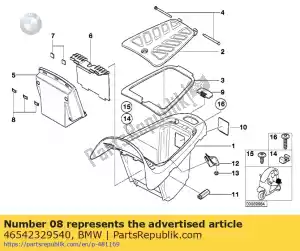 bmw 46542329540 clip - Bottom side