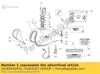 GU89000452, Piaggio Group, zbiornik paliwa porfirowoszary moto-guzzi california stone metal pi 1100 2002, Nowy