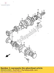 Here you can order the roller bearing from Suzuki, with part number 0926532001: