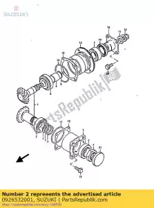 suzuki 0926532001 roller bearing - Bottom side