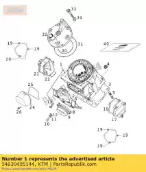 cilinder cpl. Flens 300'98 van KTM, met onderdeel nummer 54630405144, bestel je hier online: