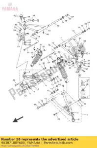 yamaha 90387100Y600 ko?nierz (3gg) - Dół