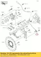 211760777, Kawasaki, capteur, rr kawasaki kle versys e f 650 abs kle650 650l lams , Nouveau