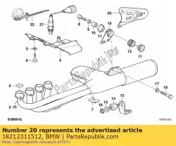 Here you can order the holder (to 08/1992) from BMW, with part number 18212311512: