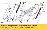 51401MFR671, Honda, nessuna descrizione disponibile al momento honda  vt 1300 2010 2013 2017, Nuovo